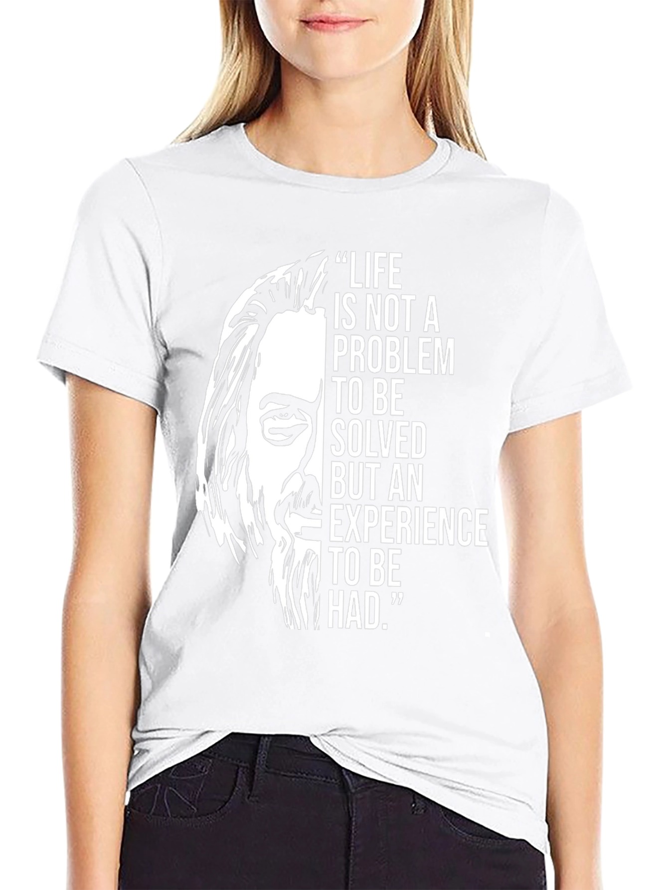 Philosophical Tee: Life is an Experience