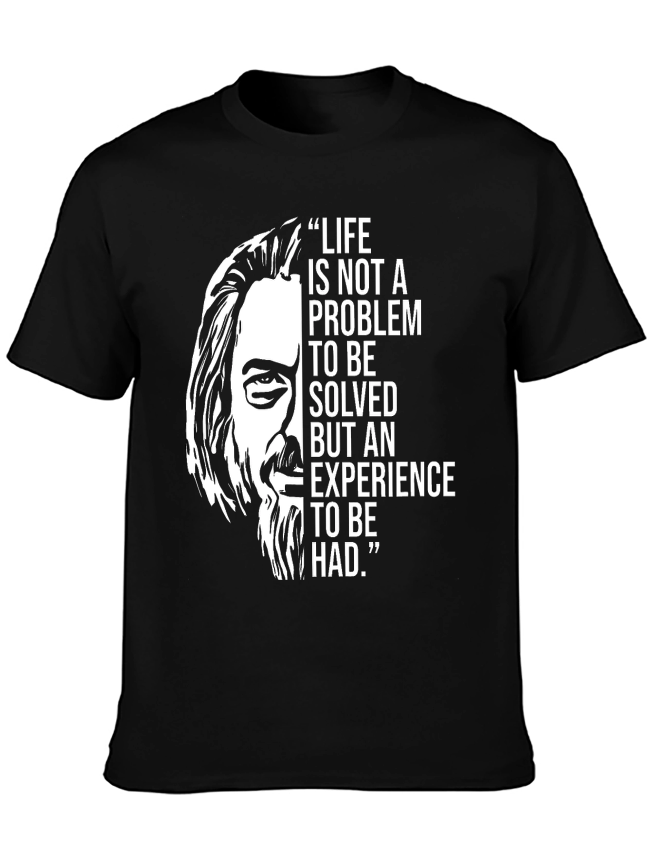 Philosophical Tee: Life is an Experience