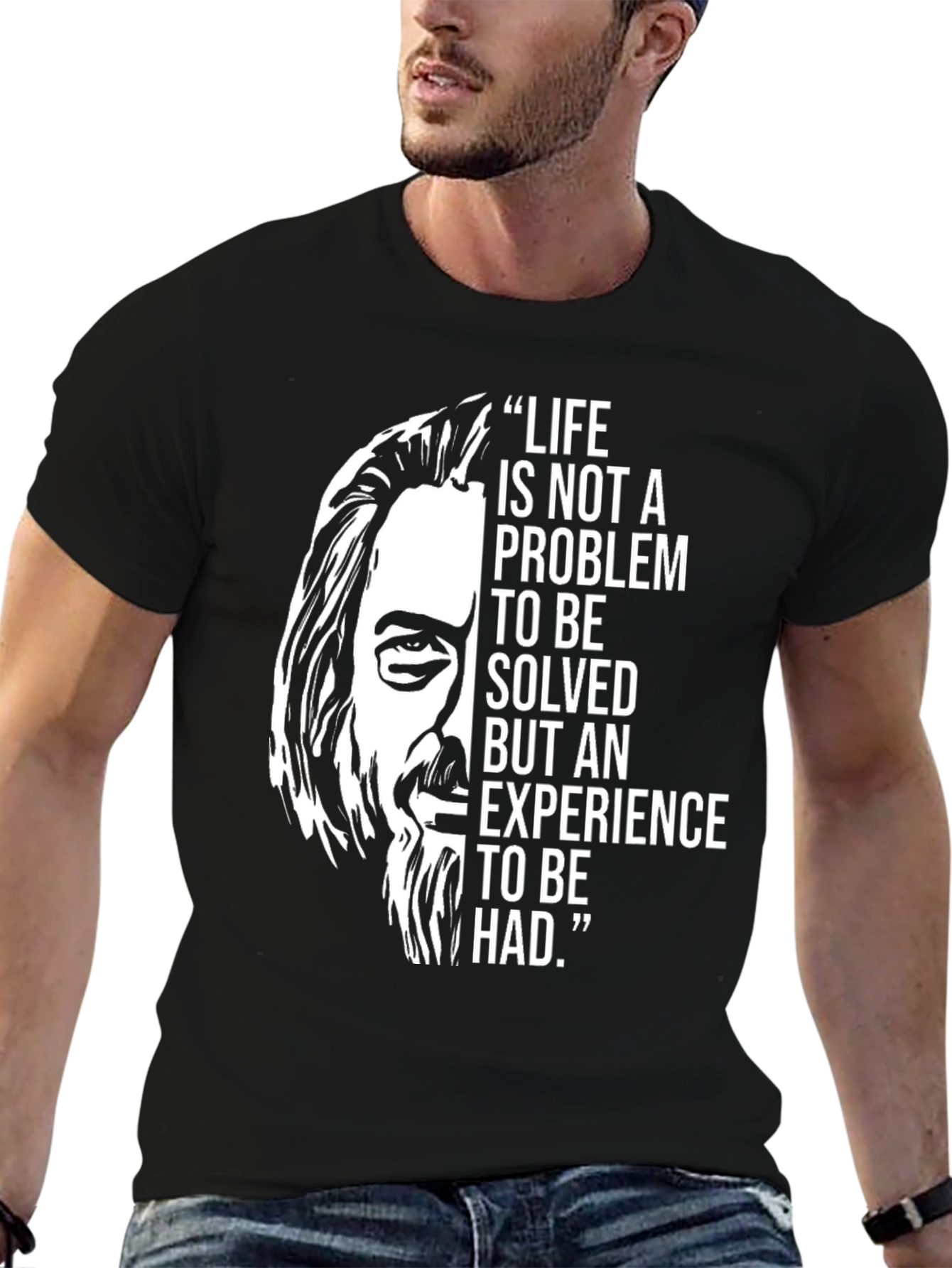 Philosophical Tee: Life is an Experience