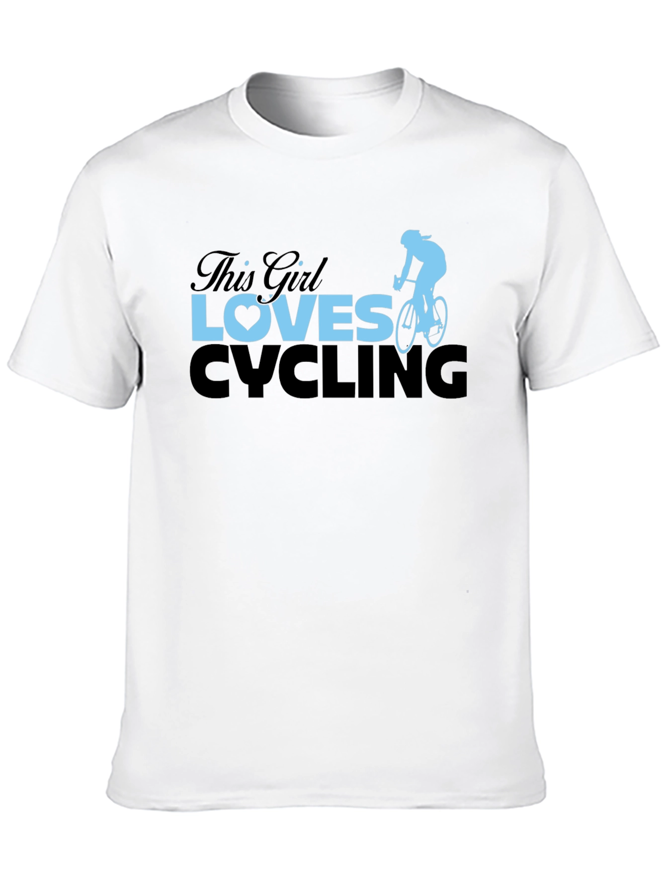 Cycling Lover T-Shirt - This Girl Loves Cycling