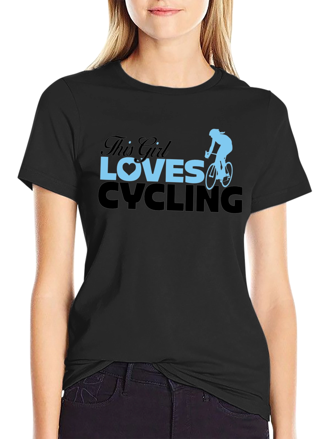 Cycling Lover T-Shirt - This Girl Loves Cycling