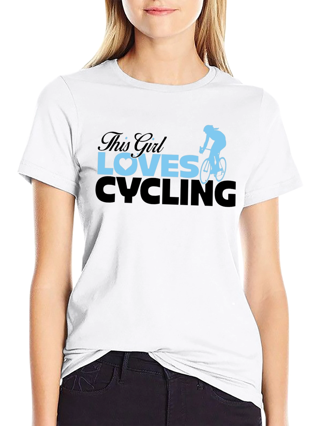 Cycling Lover T-Shirt - This Girl Loves Cycling