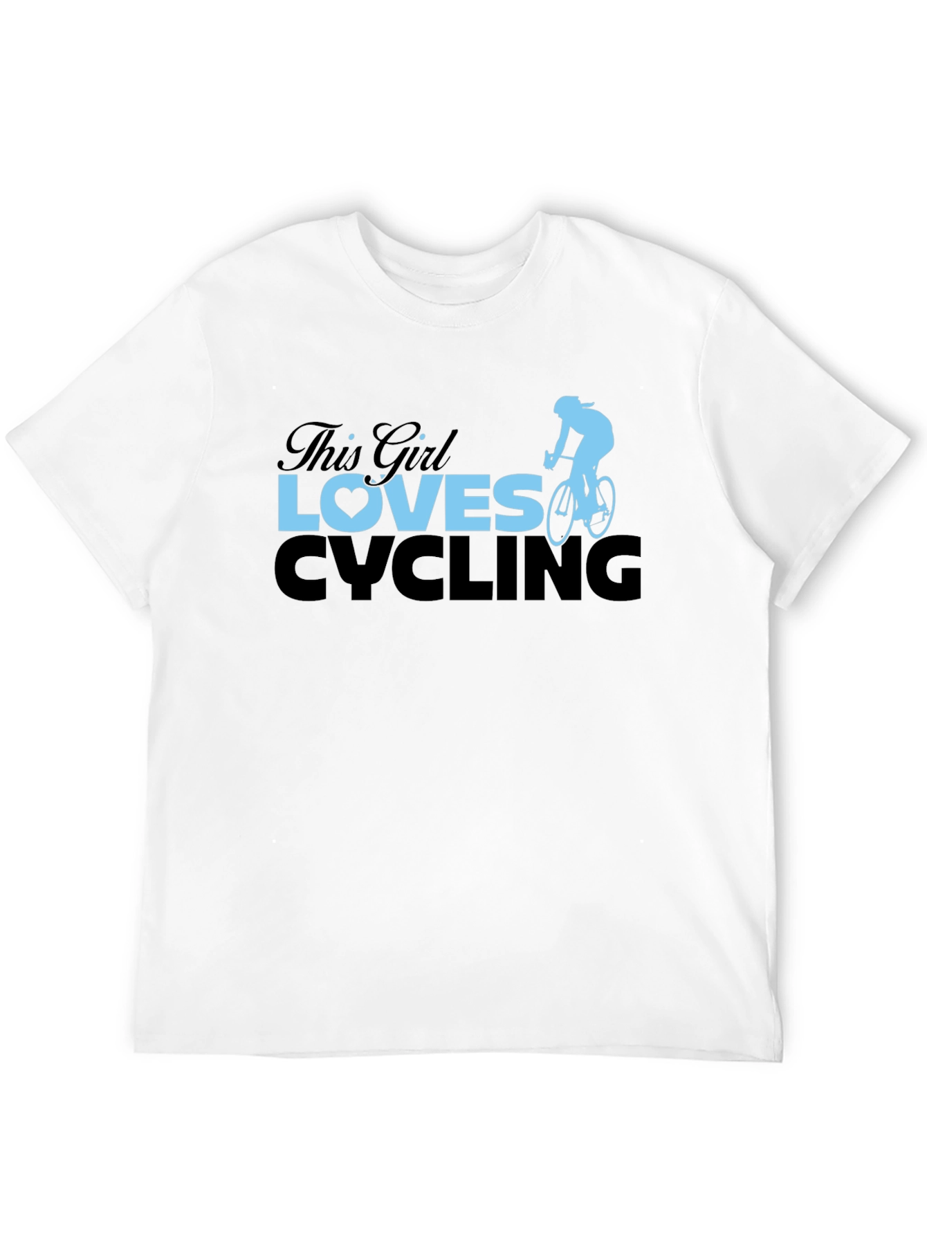 Cycling Lover T-Shirt - This Girl Loves Cycling