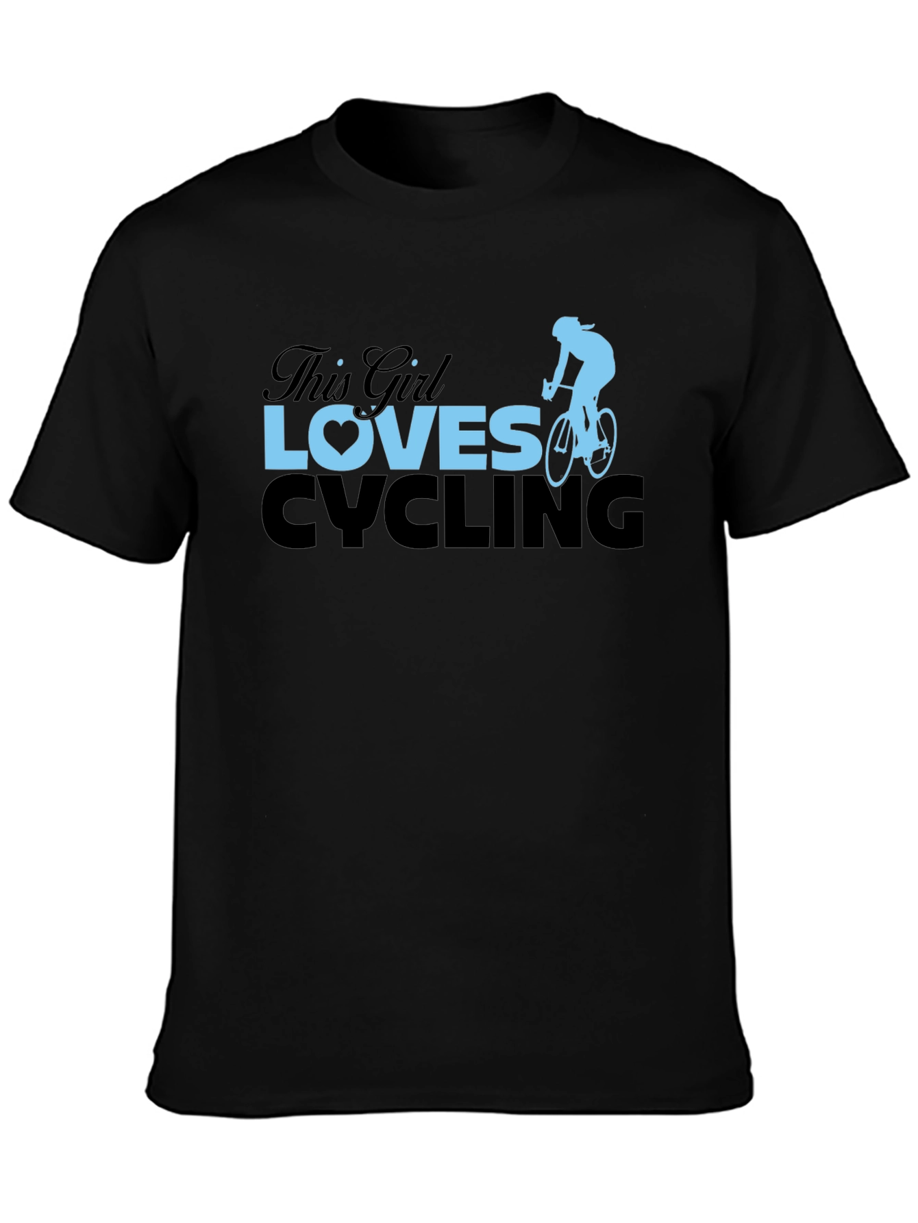 Cycling Lover T-Shirt - This Girl Loves Cycling