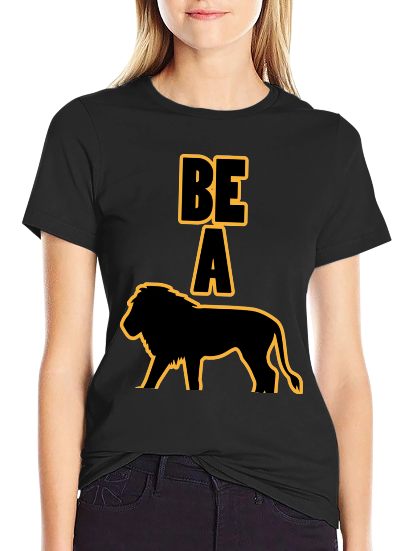 Be A Lion Graphic T-Shirt - Bold Statement Tee