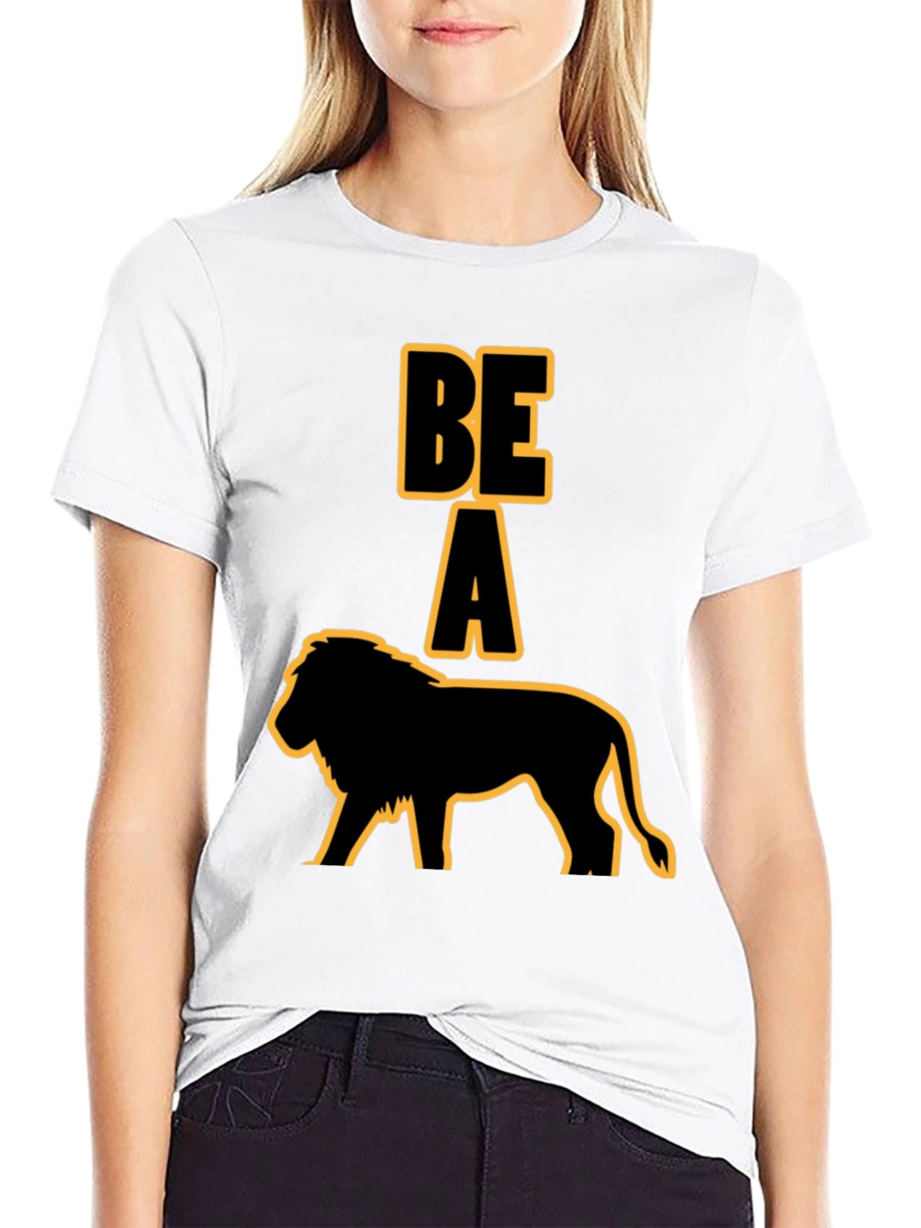 Be A Lion Graphic T-Shirt - Bold Statement Tee