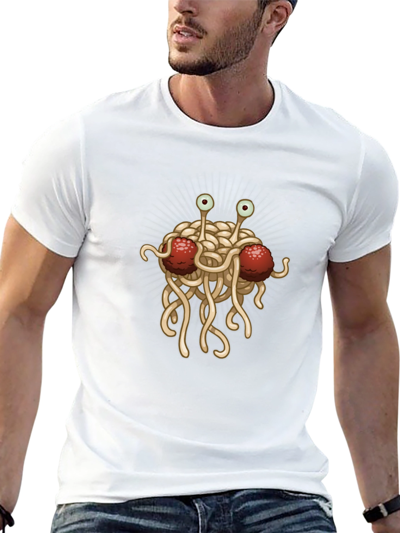 Flying Spaghetti Monster T-Shirt - Black