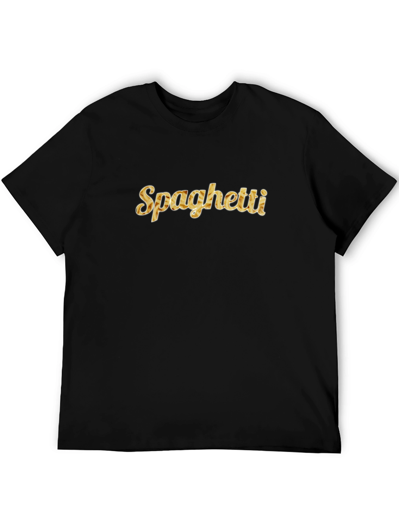 Spaghetti Graphic Tee - Novelty Pasta Lover Shirt