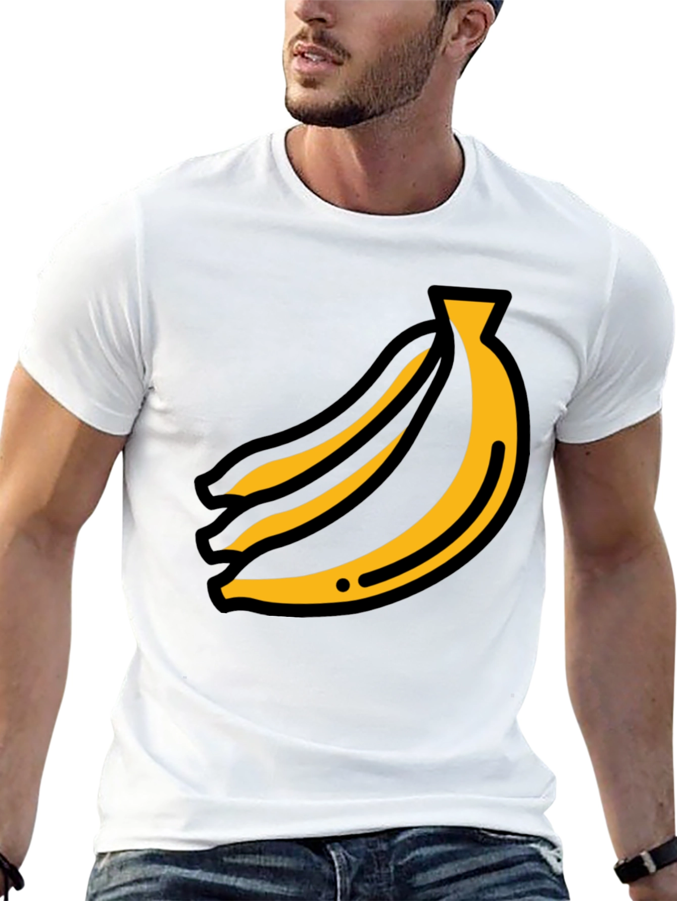 Banana Bunch Graphic Tee - Modern Unisex Style