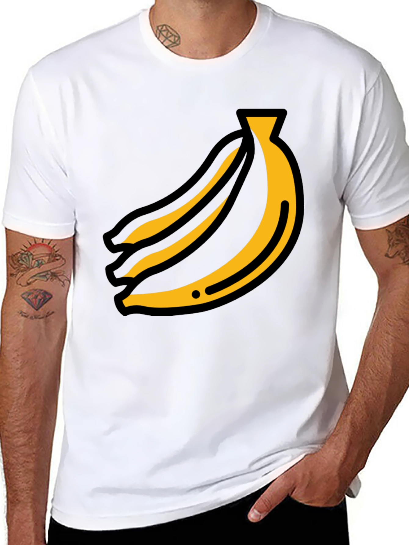 Banana Bunch Graphic Tee - Modern Unisex Style