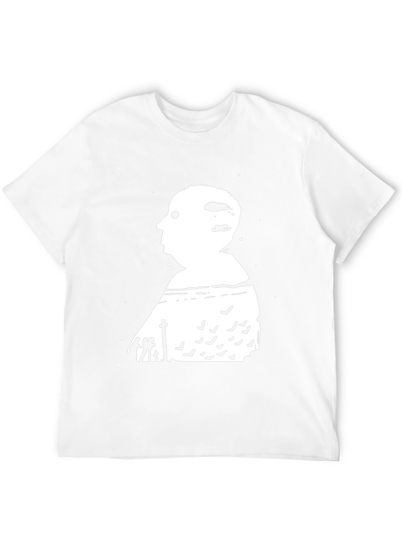 Alfred Hitchcock Silhouette Black T-Shirt