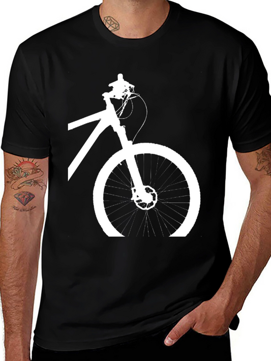 Mountain Bike Graphic Tee - Stylish Cyclist Shirt
