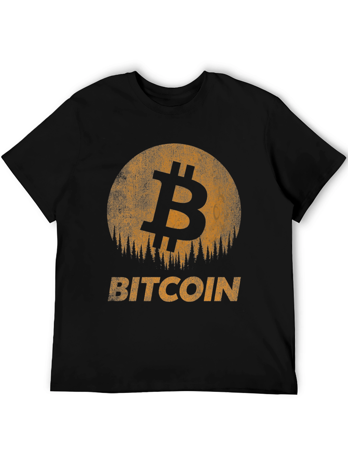 Bitcoin Sunset Graphic Tee - Crypto Fan Apparel