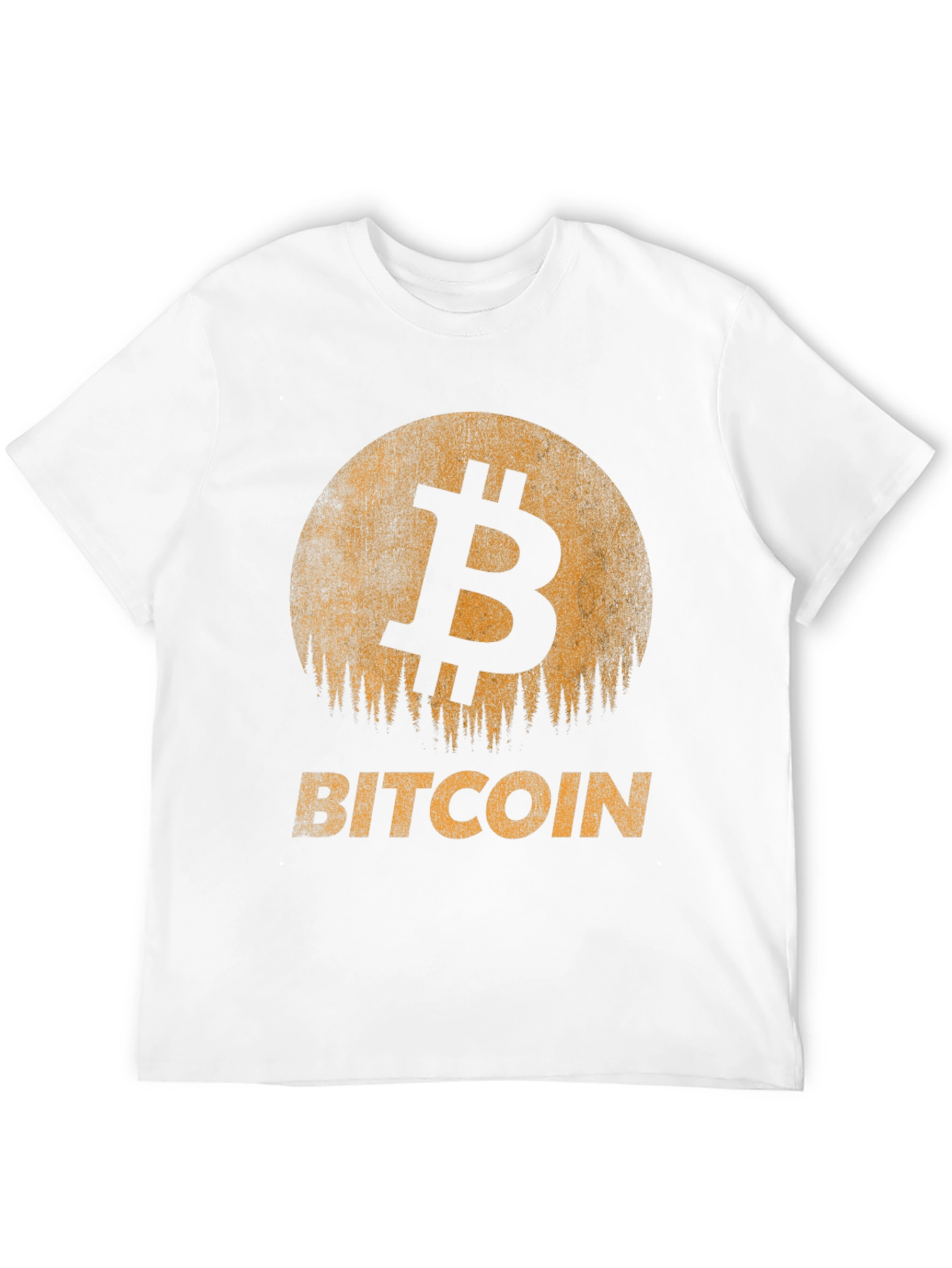Bitcoin Sunset Graphic Tee - Crypto Fan Apparel