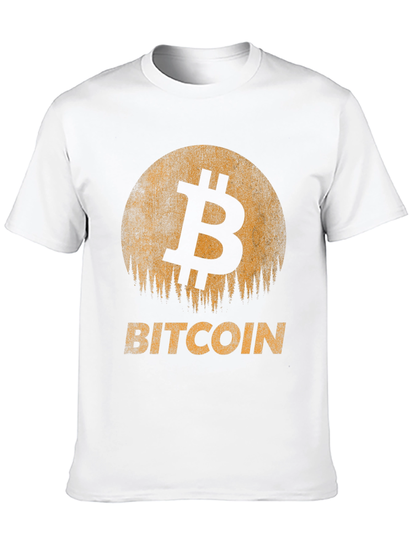 Bitcoin Sunset Graphic Tee - Crypto Fan Apparel