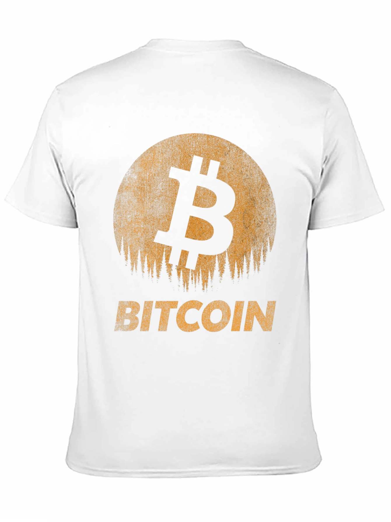 Bitcoin Sunset Graphic Tee - Crypto Fan Apparel