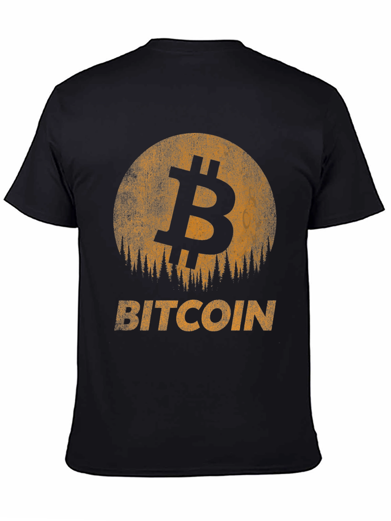 Bitcoin Sunset Graphic Tee - Crypto Fan Apparel