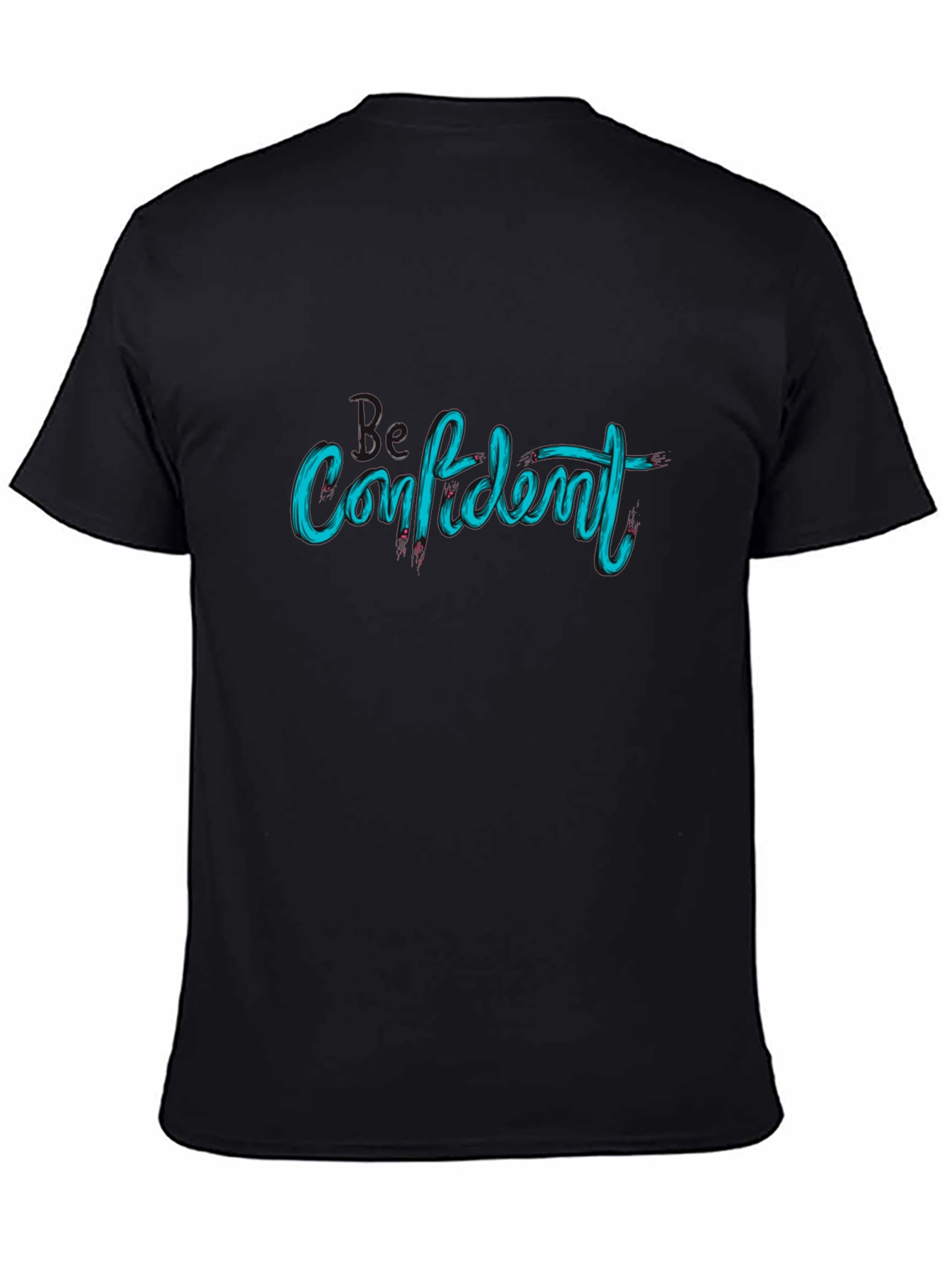 Be Confident Black T-Shirt