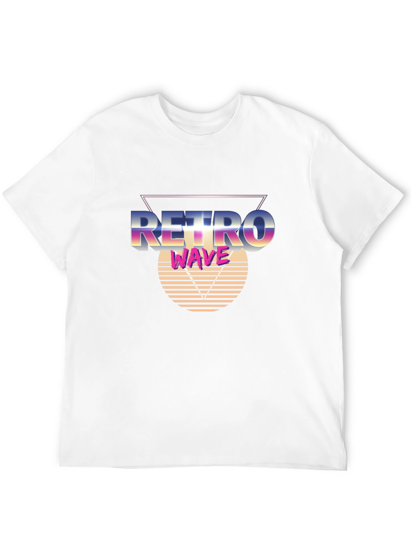 Retro Wave Graphic Tee - Black