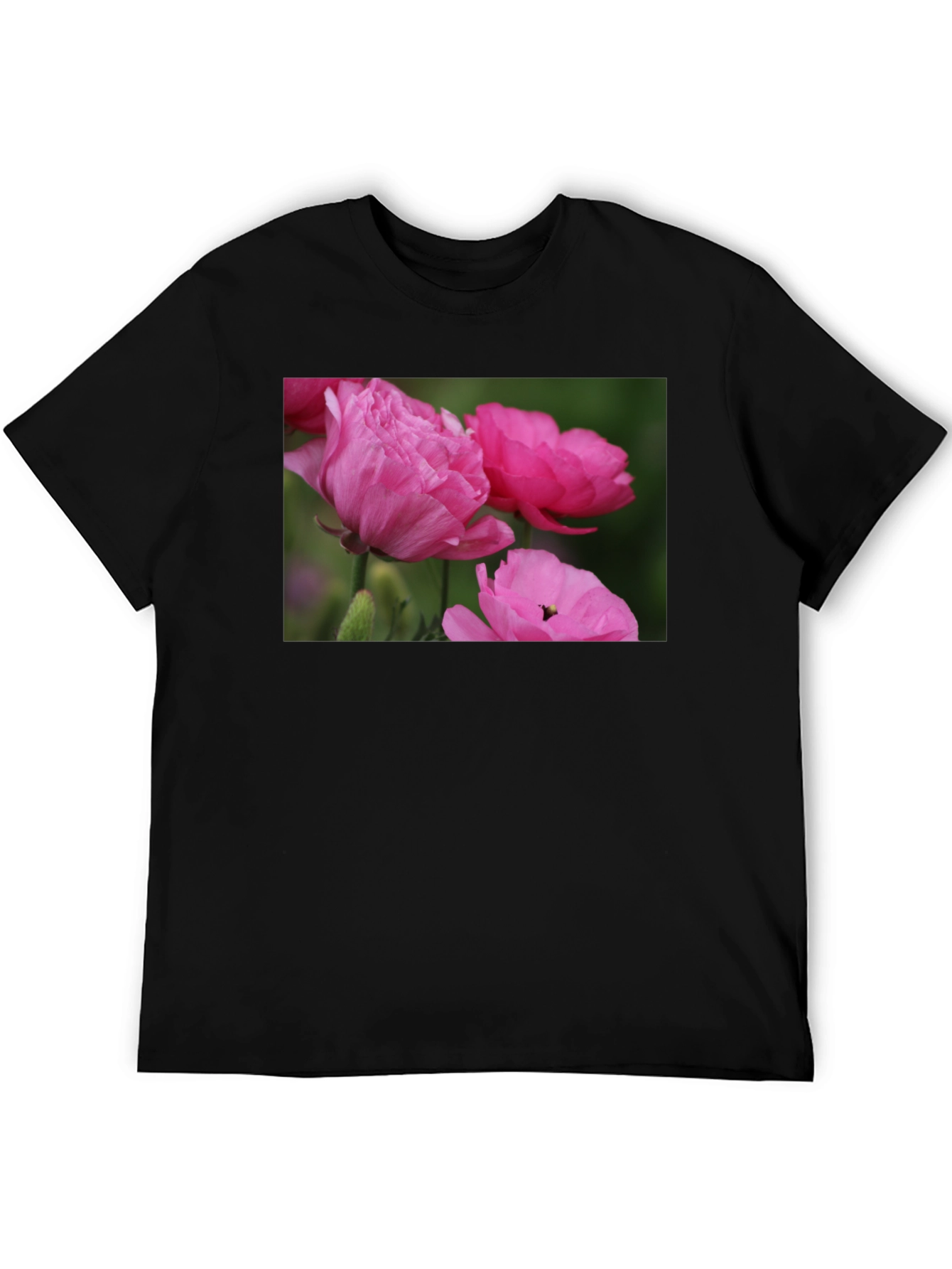 Pink Floral T-Shirt - Stylish Mens Tee