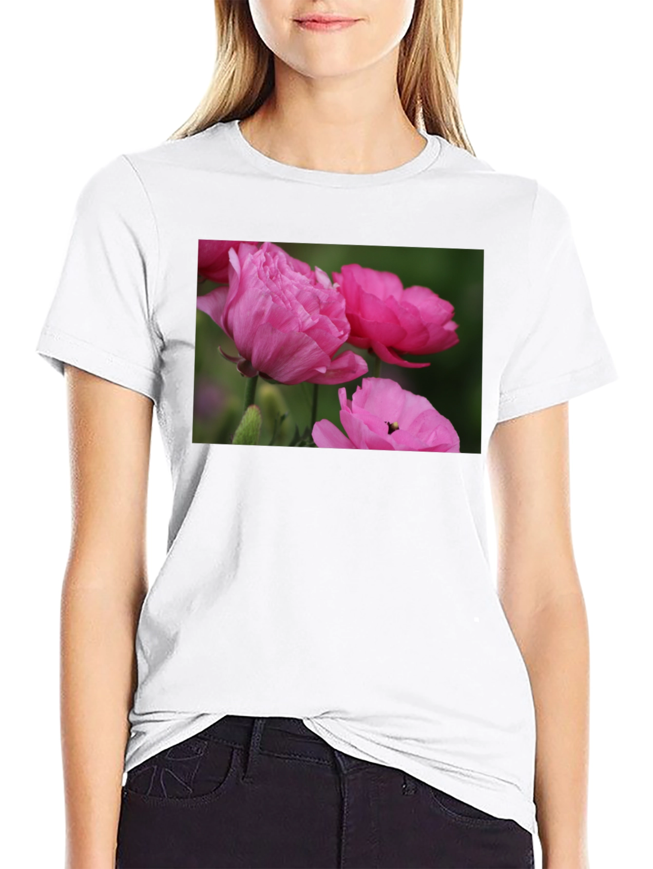 Pink Floral T-Shirt - Stylish Mens Tee