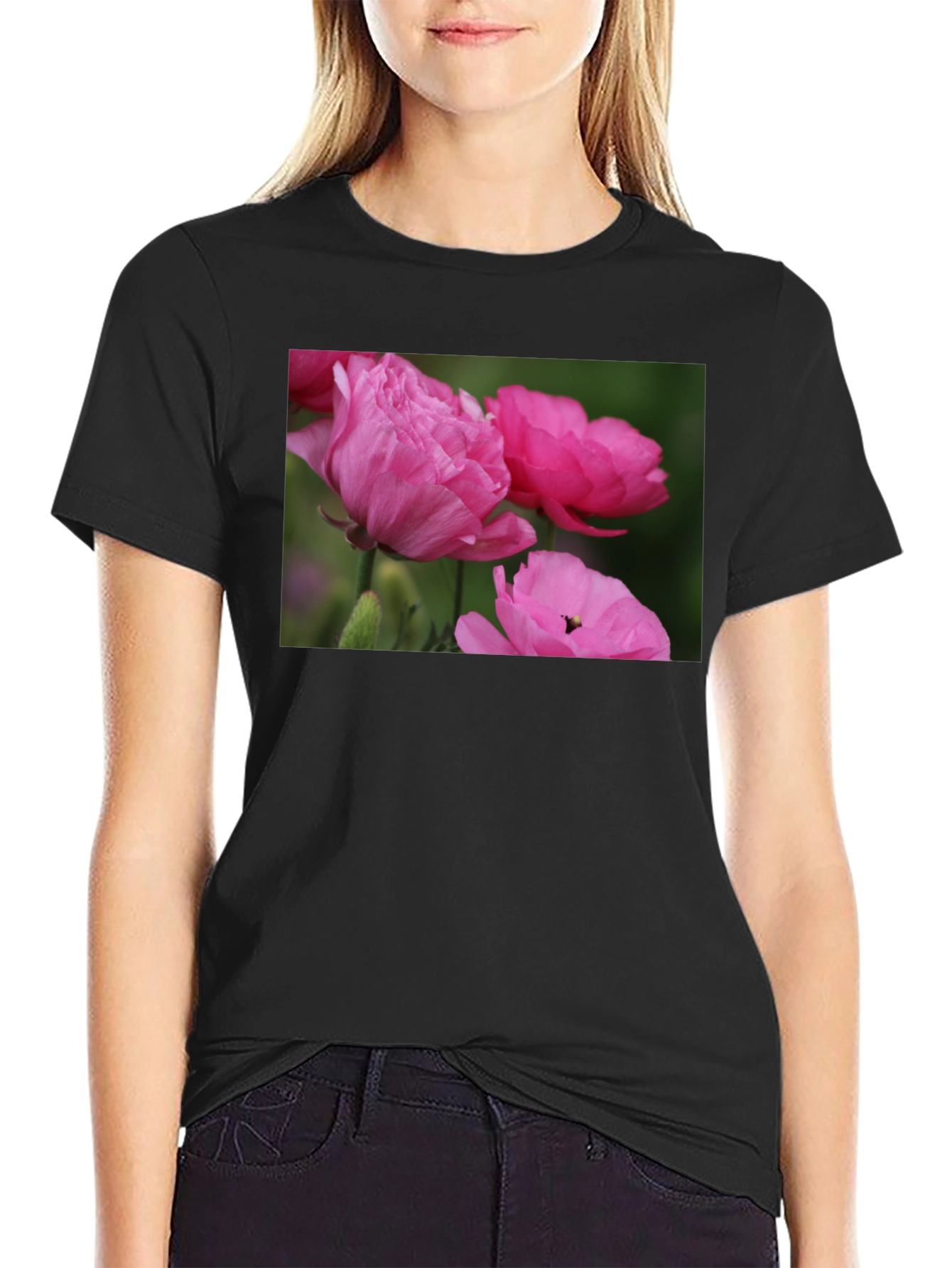 Pink Floral T-Shirt - Stylish Mens Tee