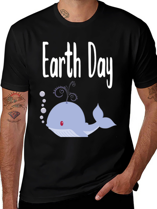 Earth Day Whale Tee - Show Your Love!