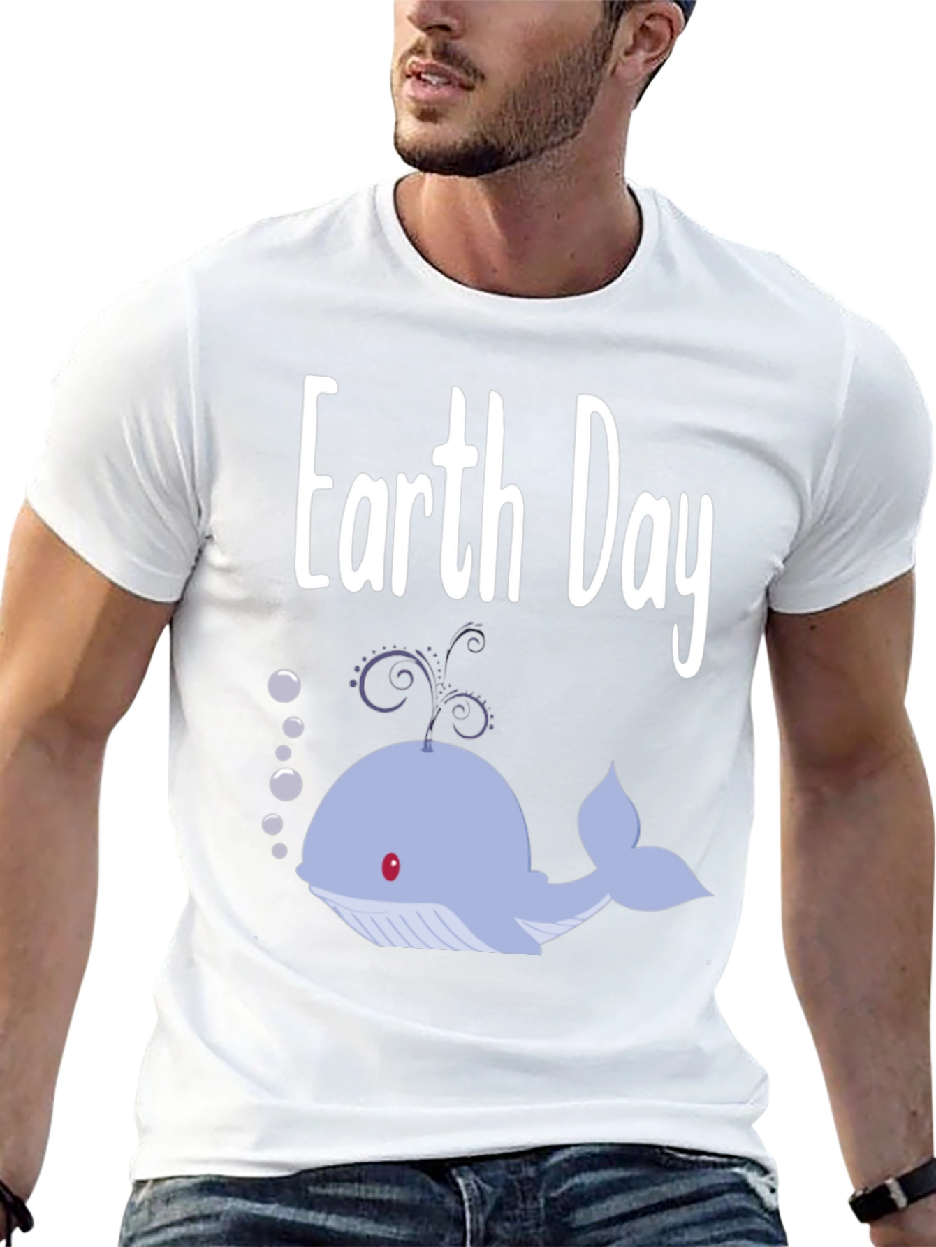 Earth Day Whale Tee - Show Your Love!