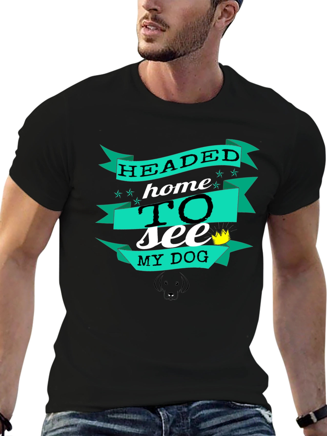 Headed Home to See My Dog Graphic Tee