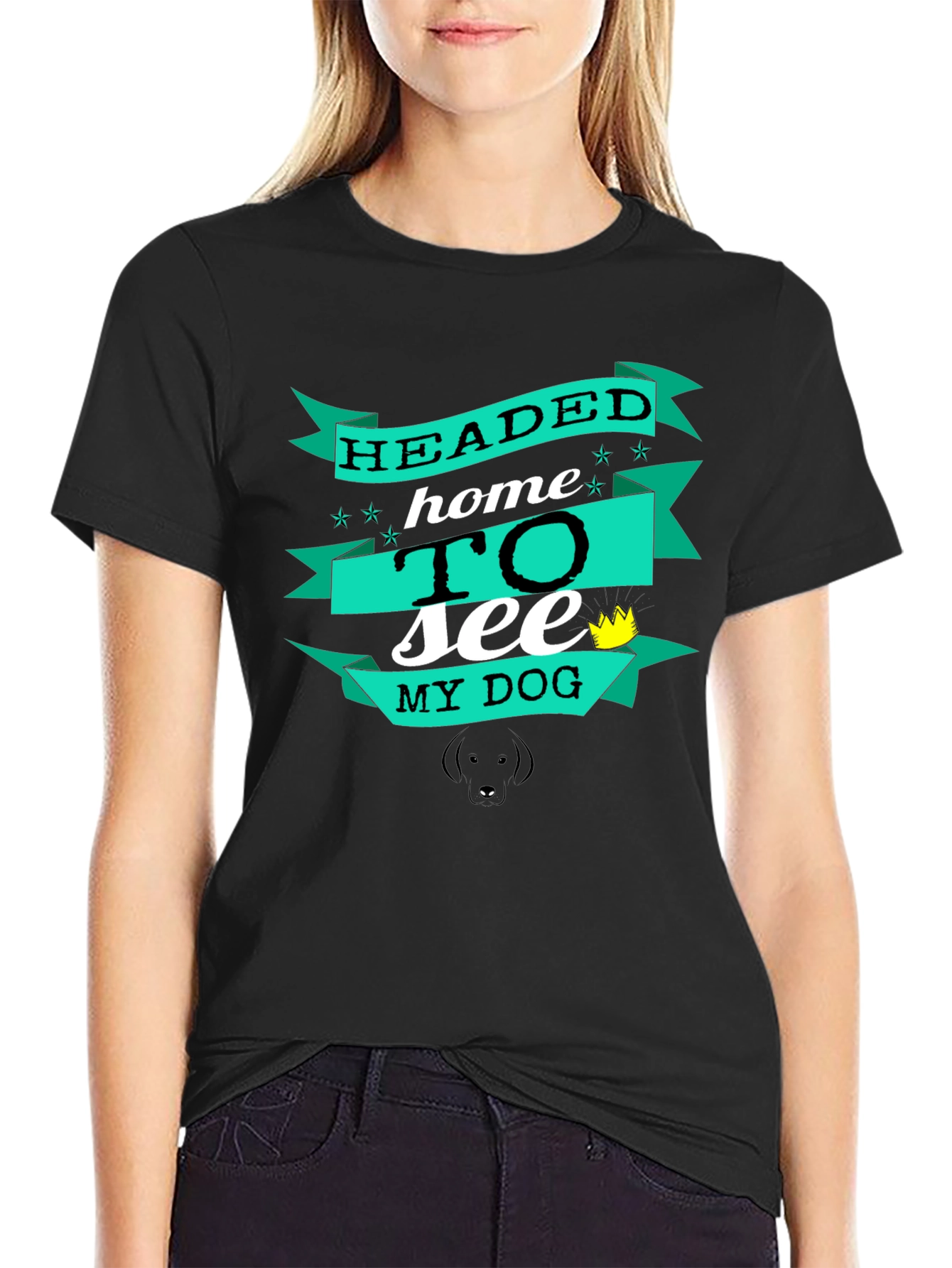 Headed Home to See My Dog Graphic Tee