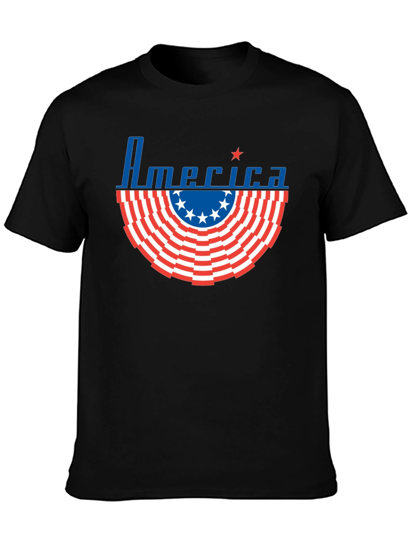 America Flag Graphic T-Shirt