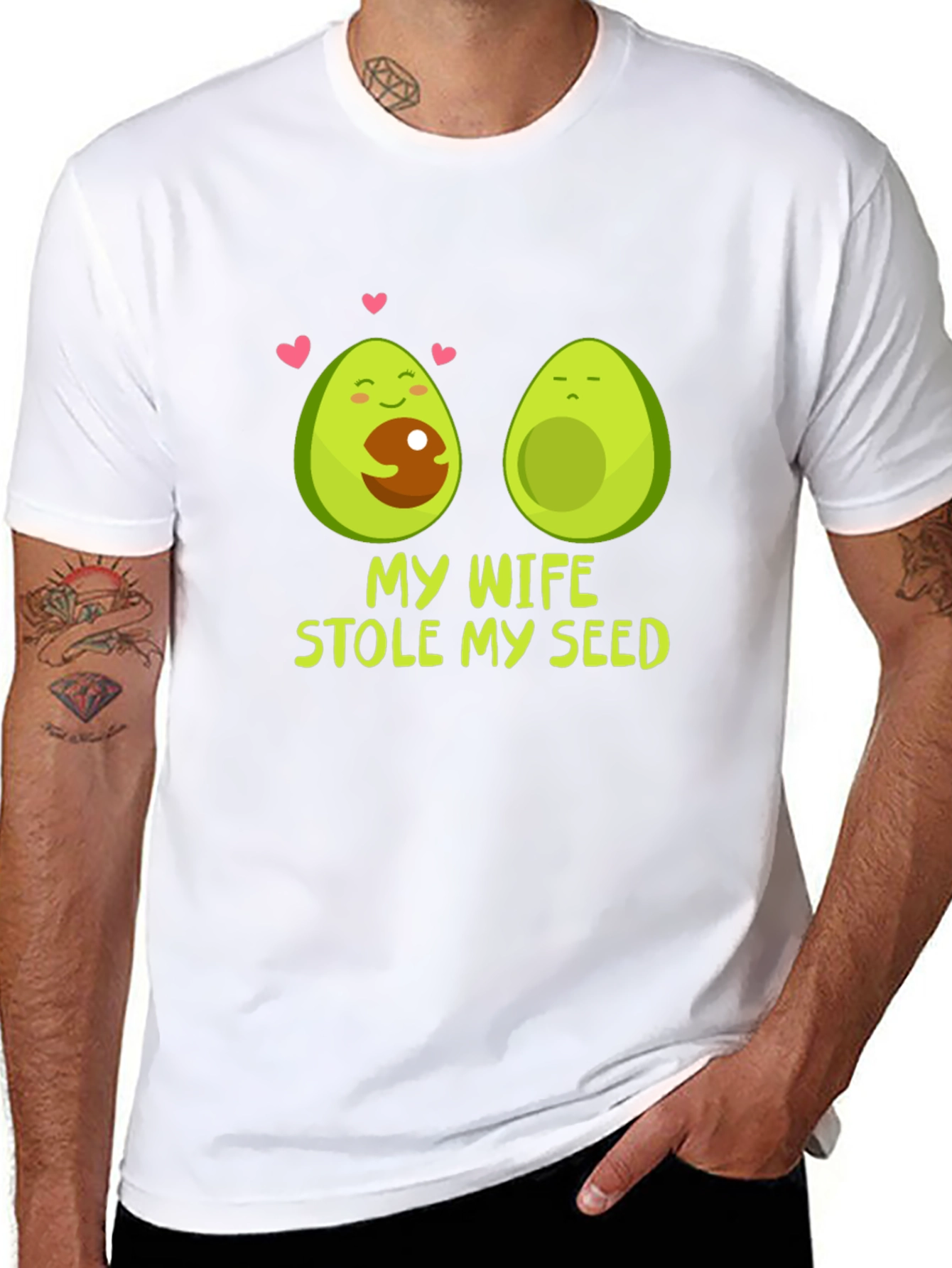 My Wife Stole My Seed Avocado T-Shirt