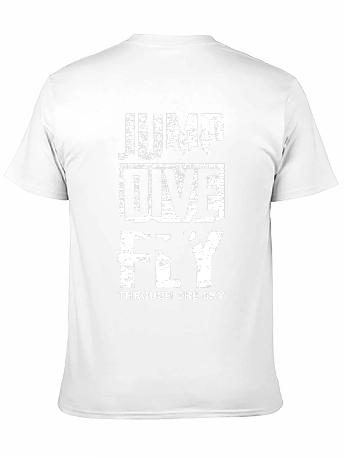 Jump Dive Fly Black Graphic Tee