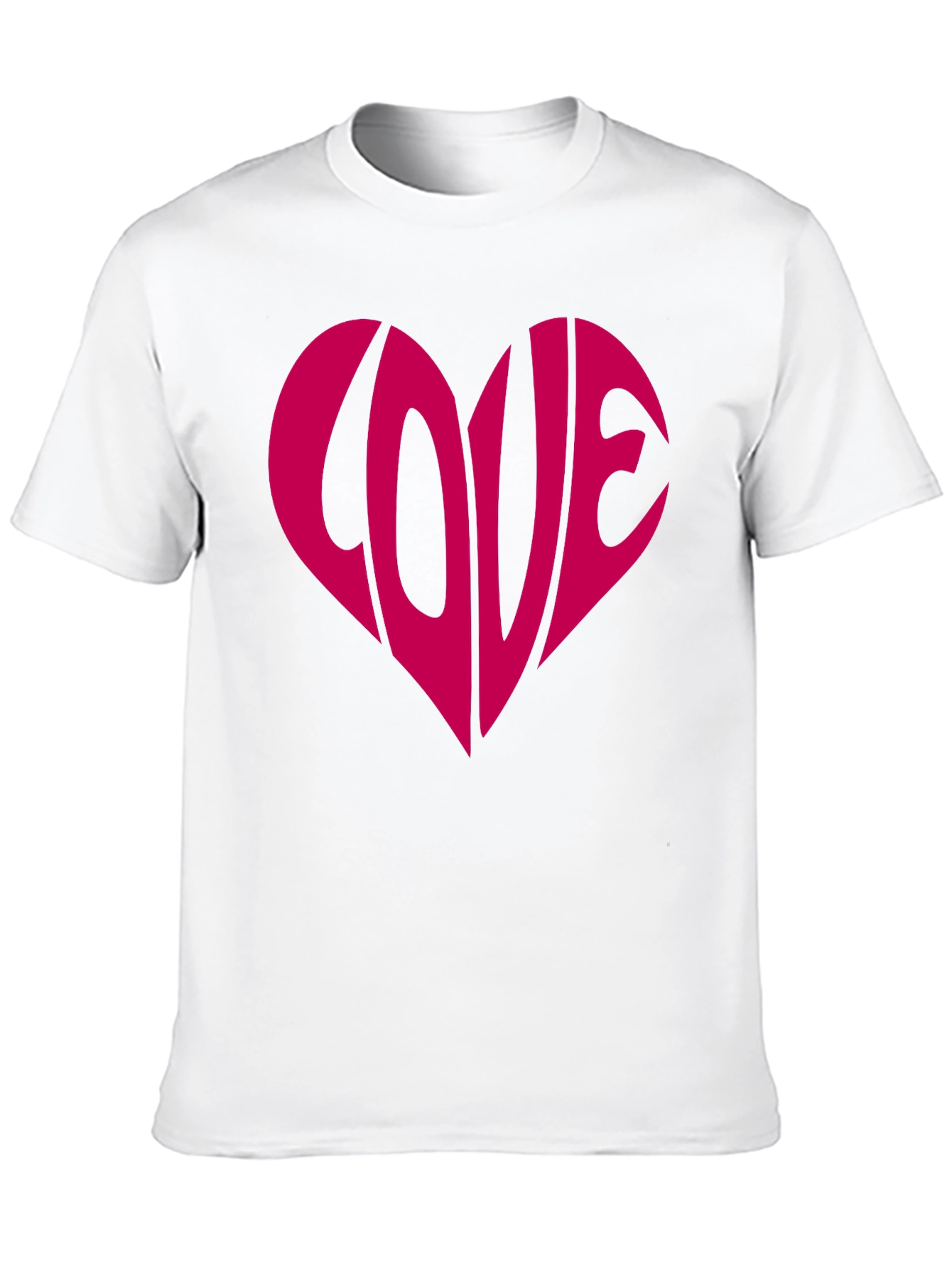 Love Heart Graphic Tee - Stylish Black T-Shirt