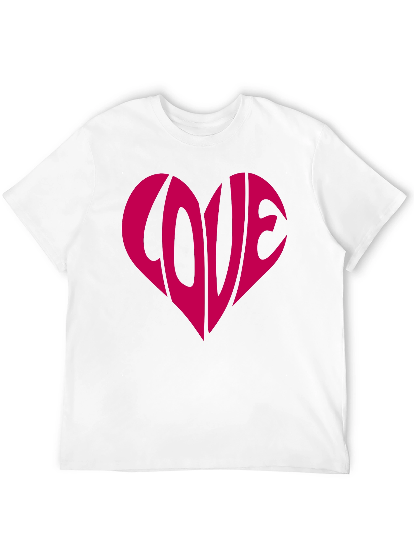 Love Heart Graphic Tee - Stylish Black T-Shirt