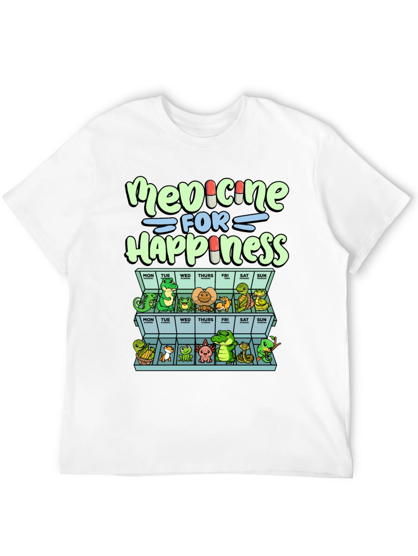 Medicine for Happiness Reptile T-Shirt