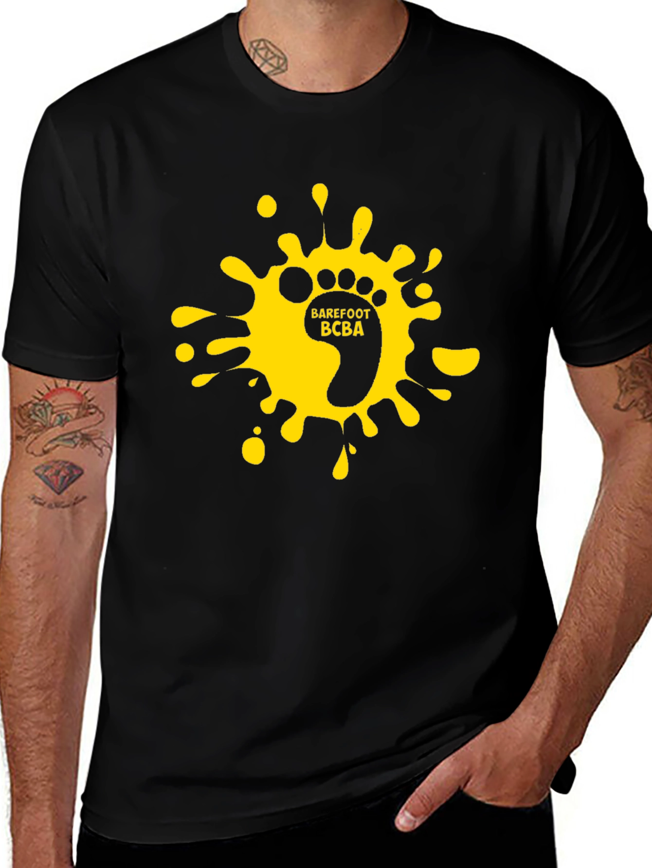 Barefoot BCBA Splatter Graphic Tee