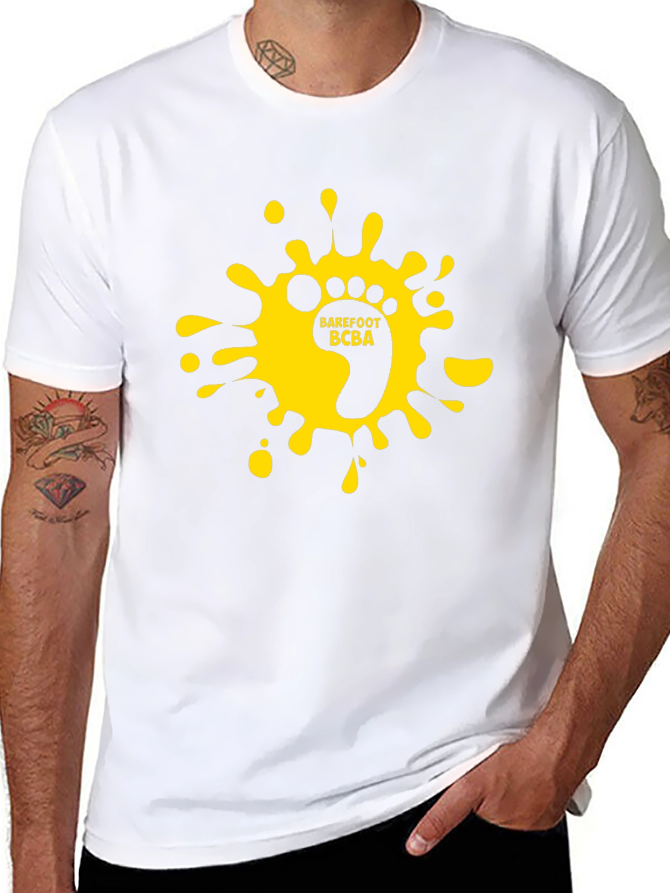 Barefoot BCBA Splatter Graphic Tee