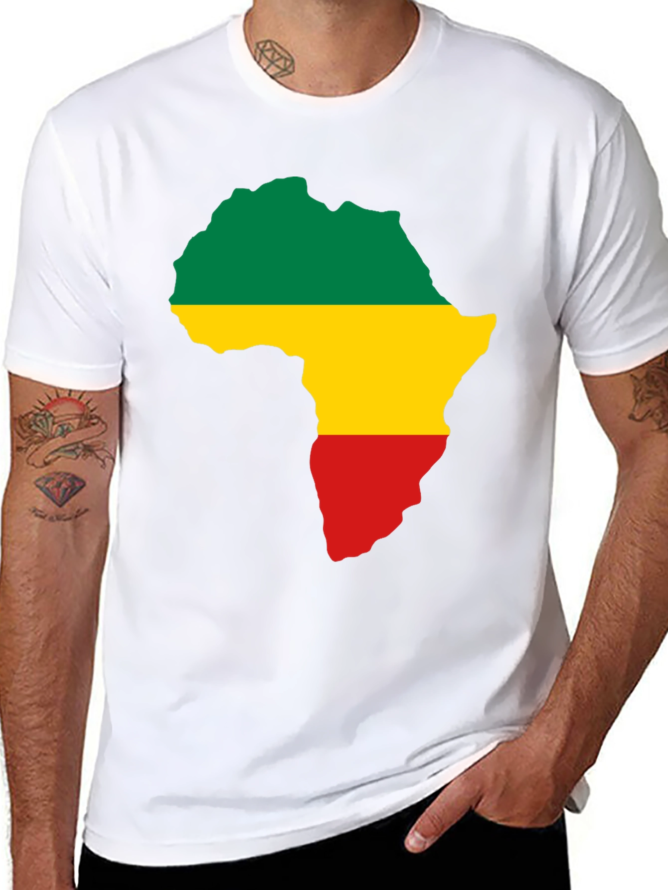 Africa Continent Colors T-Shirt