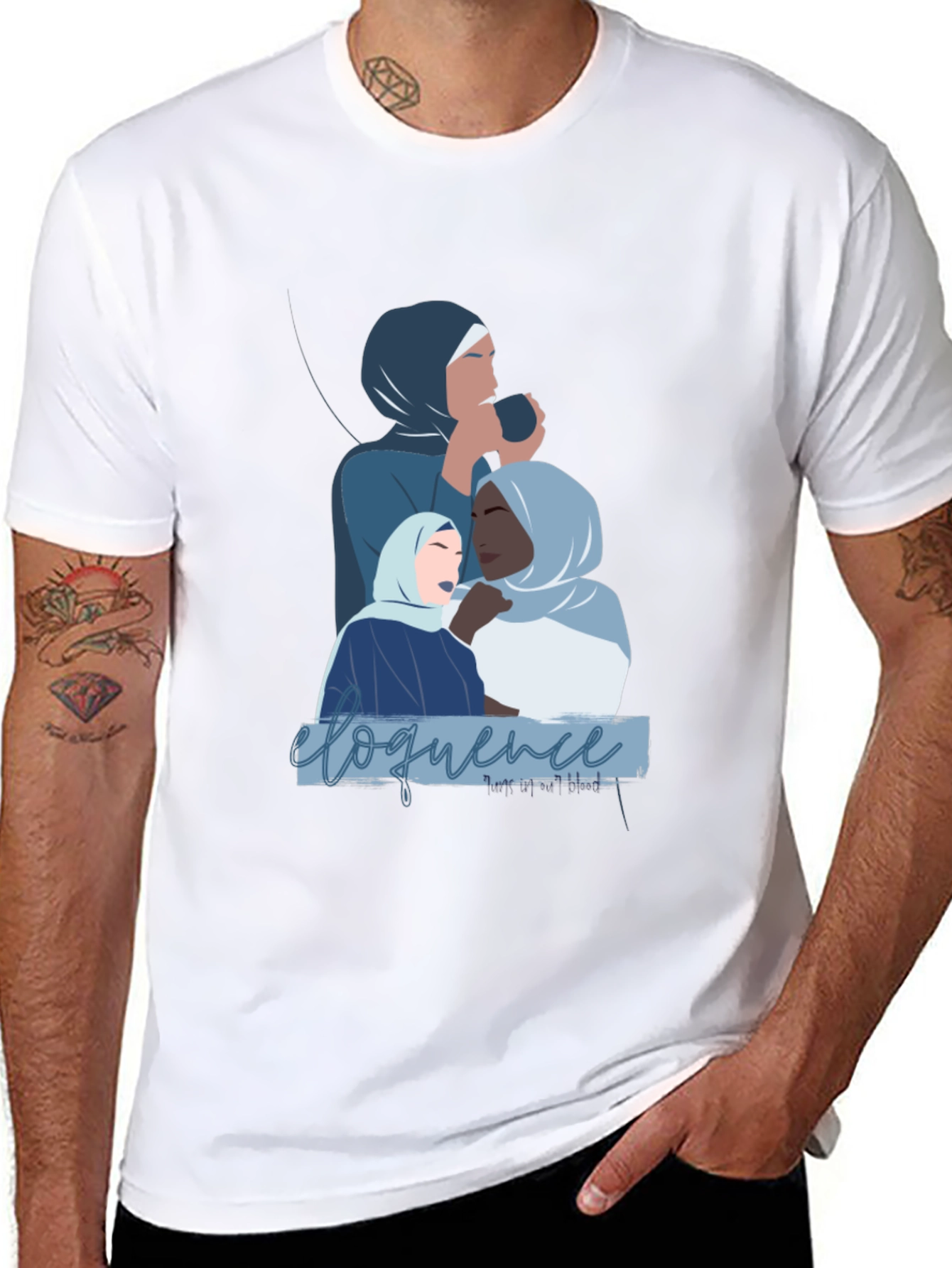 Eloquent Hijabi Graphic Tee