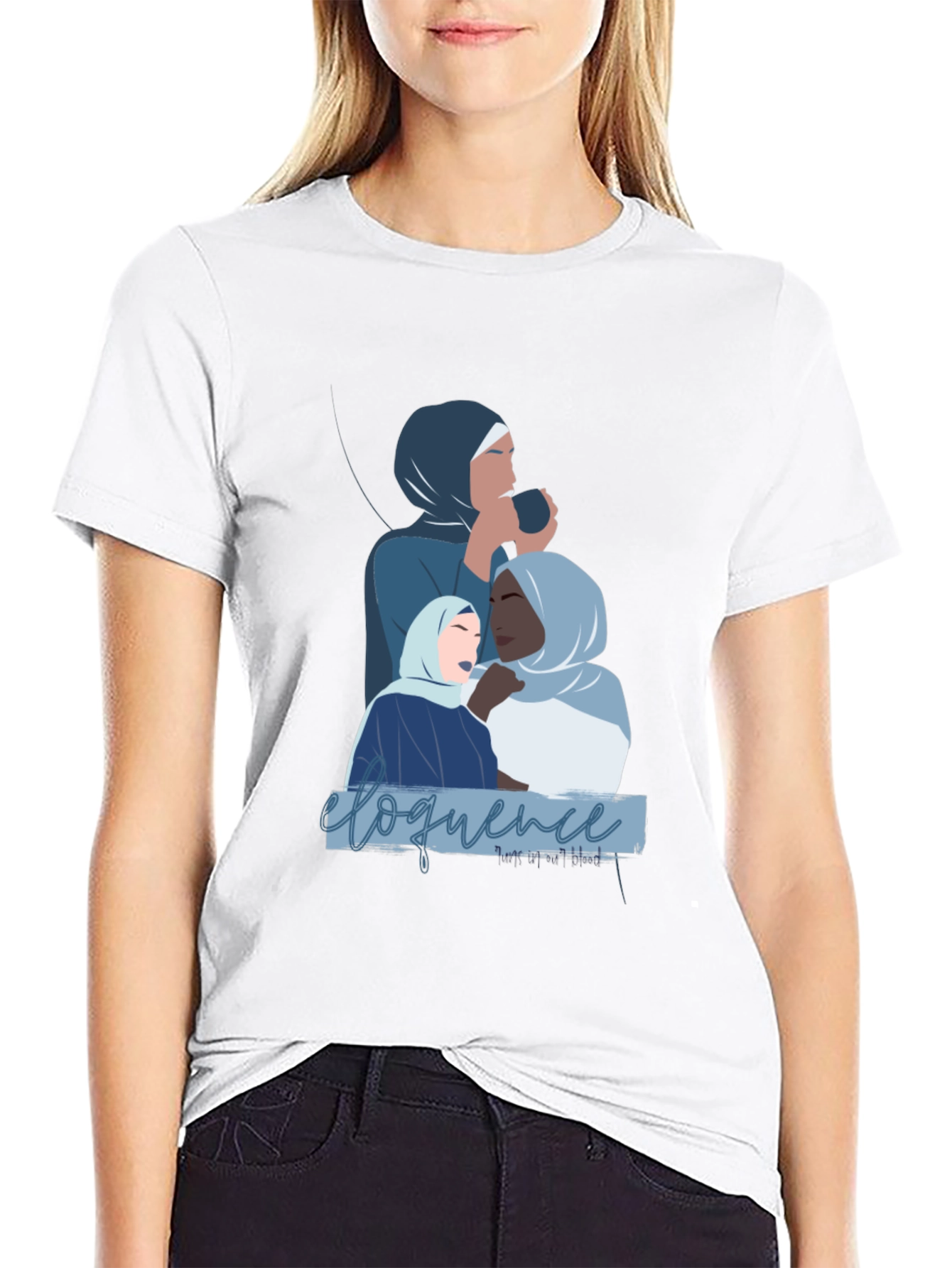 Eloquent Hijabi Graphic Tee