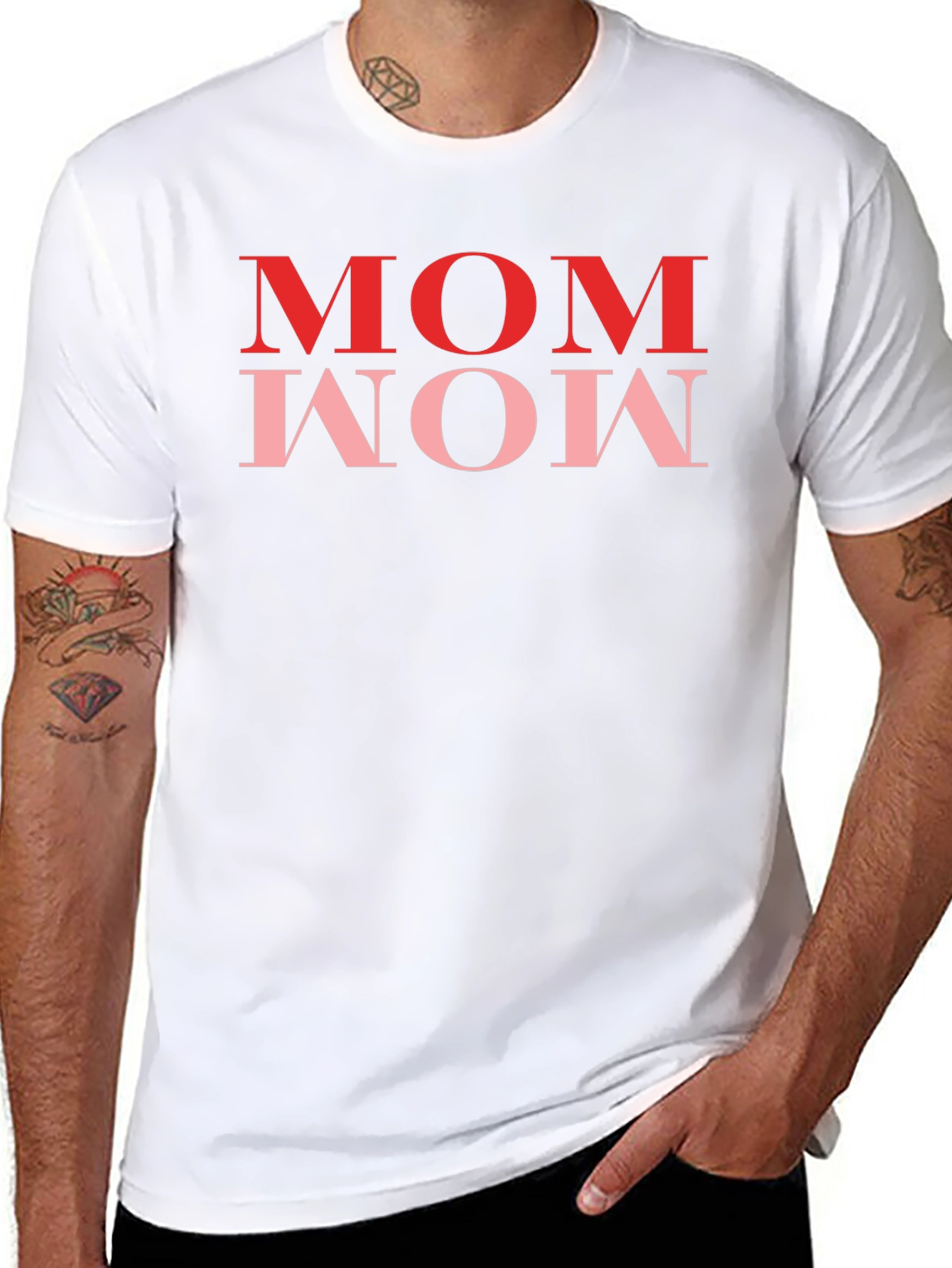 Mom Wow Graphic T-Shirt - Soft Cotton Tee