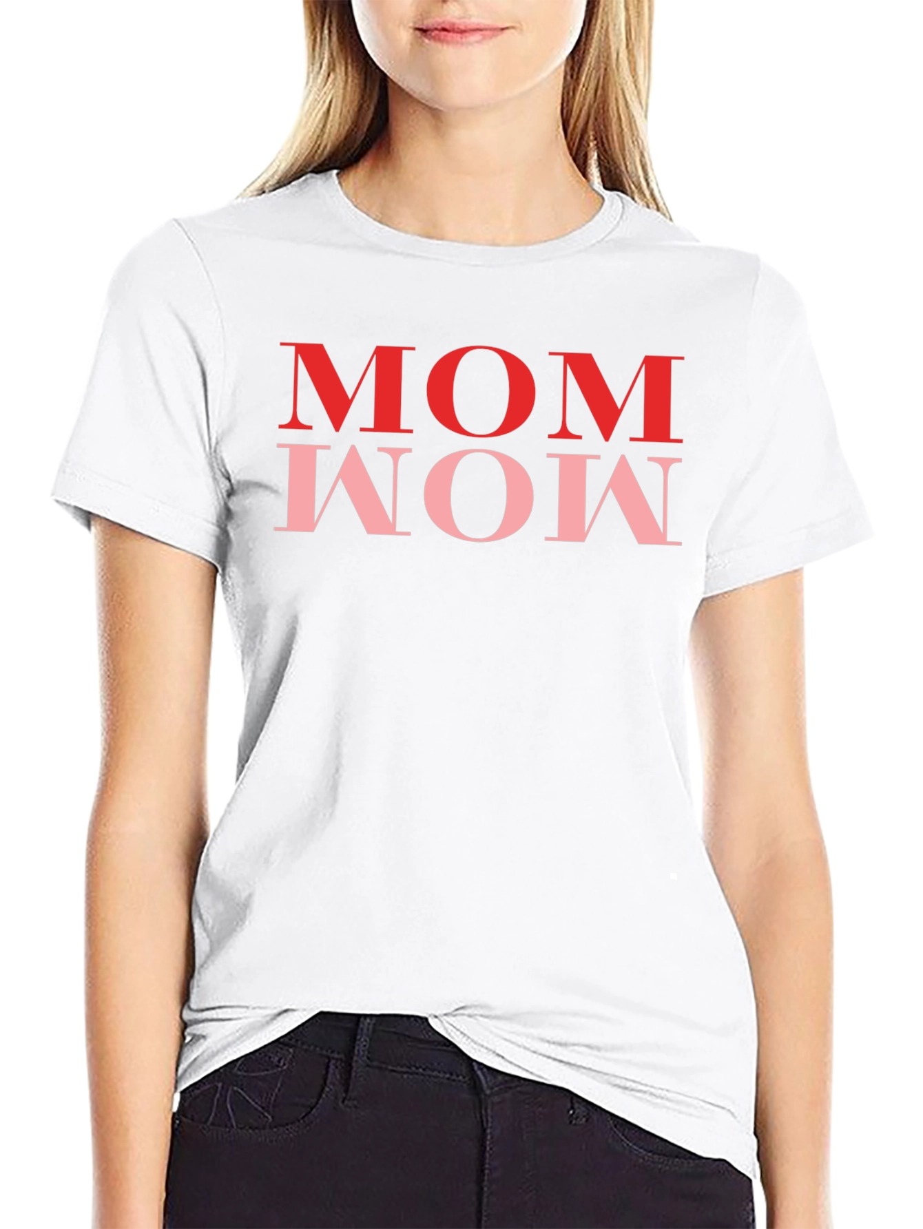 Mom Wow Graphic T-Shirt - Soft Cotton Tee