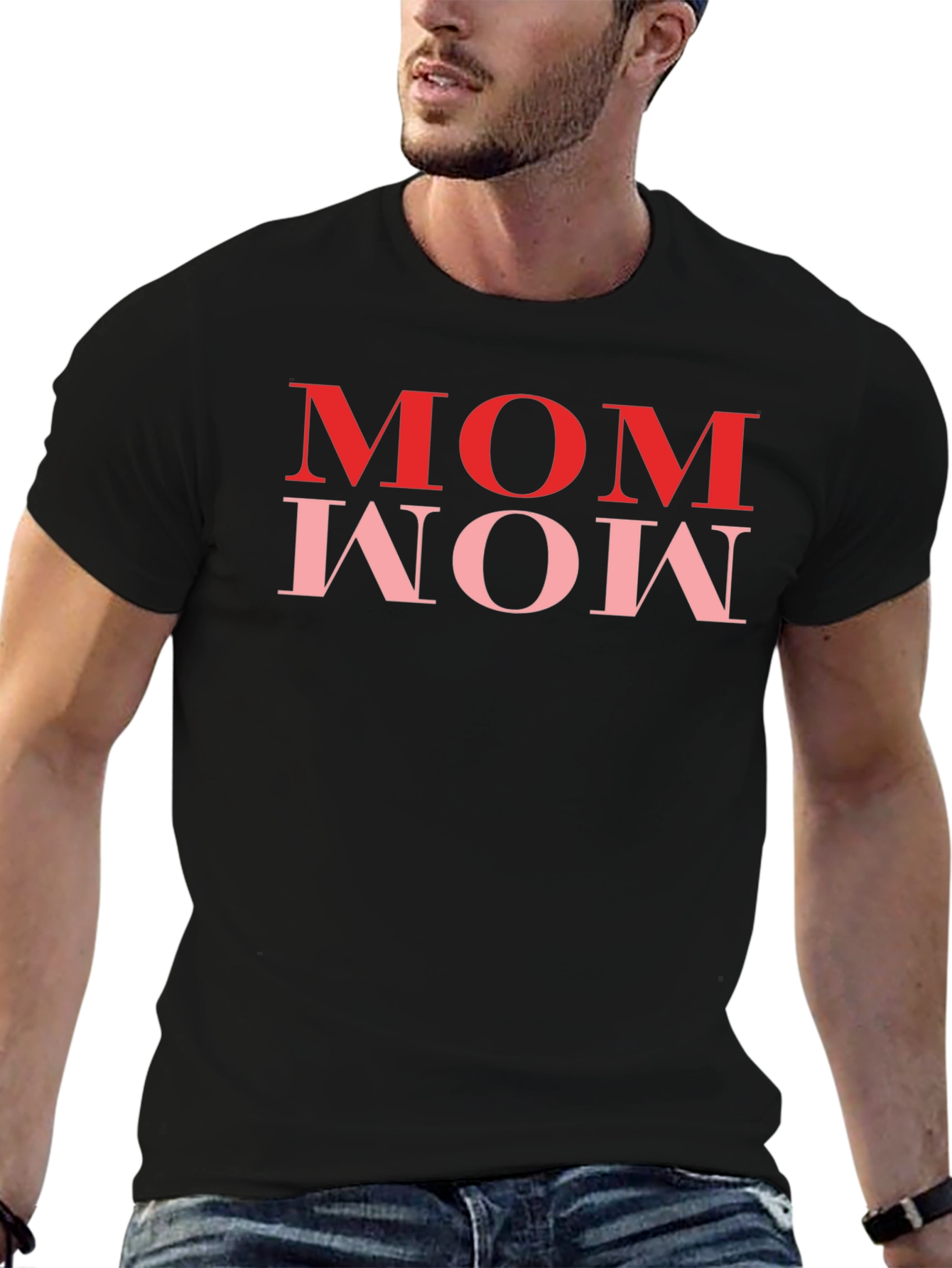 Mom Wow Graphic T-Shirt - Soft Cotton Tee