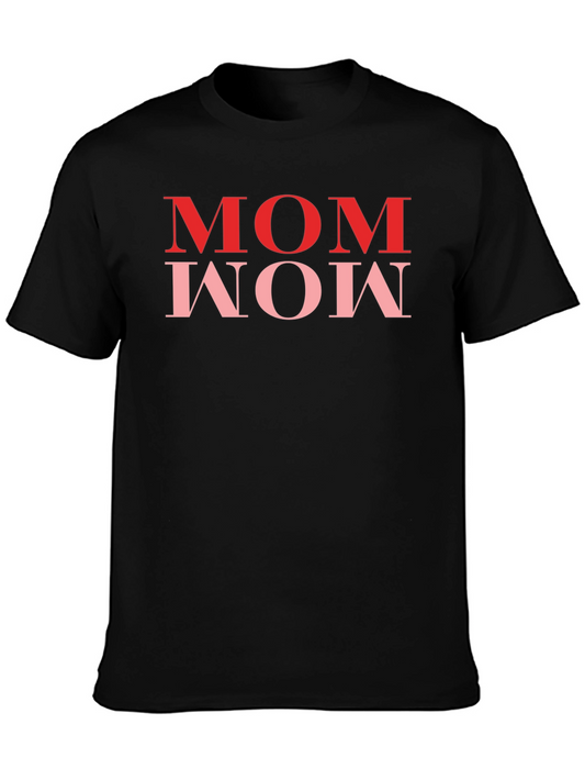 Mom Wow Graphic T-Shirt - Soft Cotton Tee