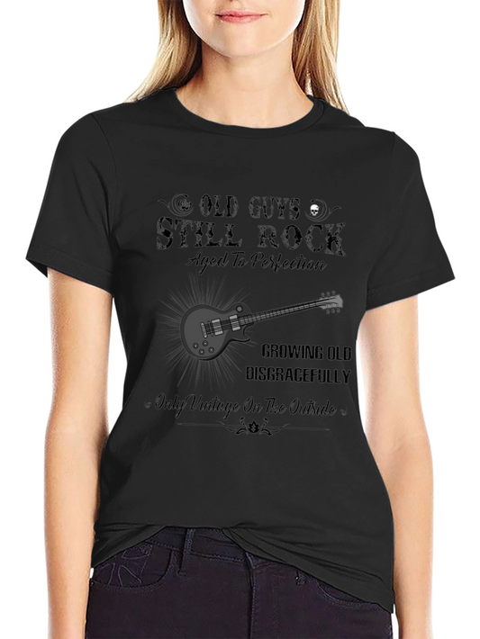 Old Guys Still Rock T-Shirt - Vintage Guitar