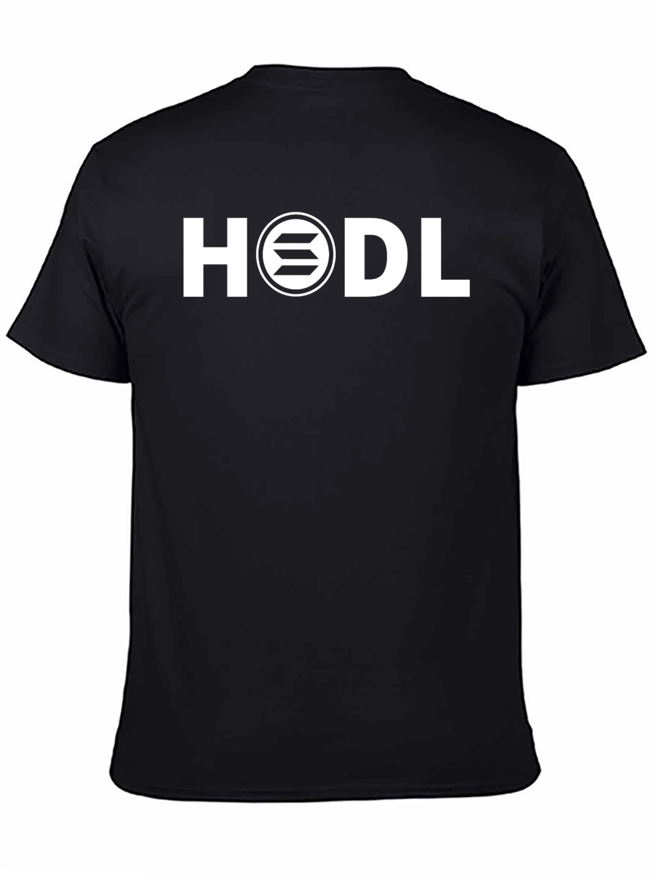 HODL Solana Crypto T-Shirt - Black