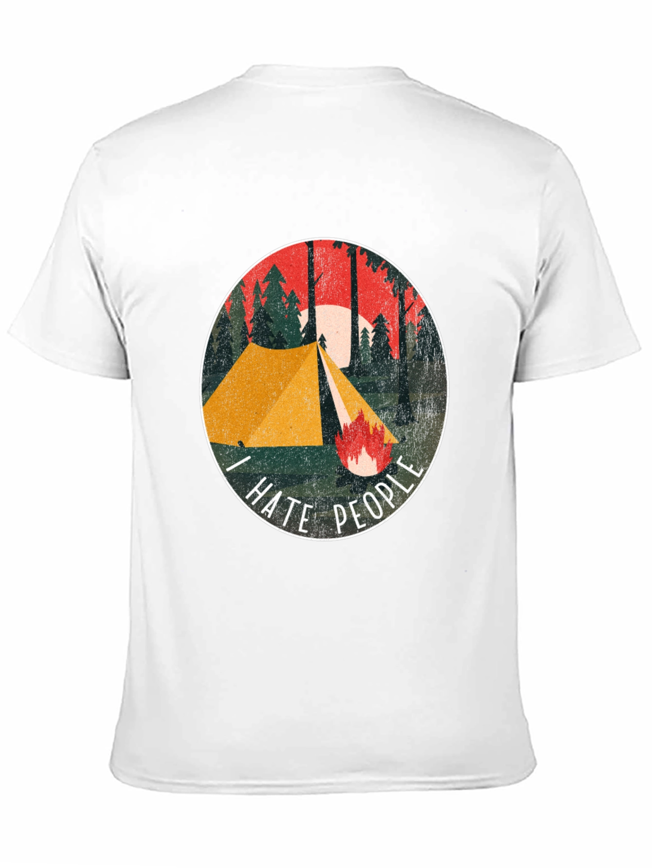 I Hate People Camping Graphic Tee