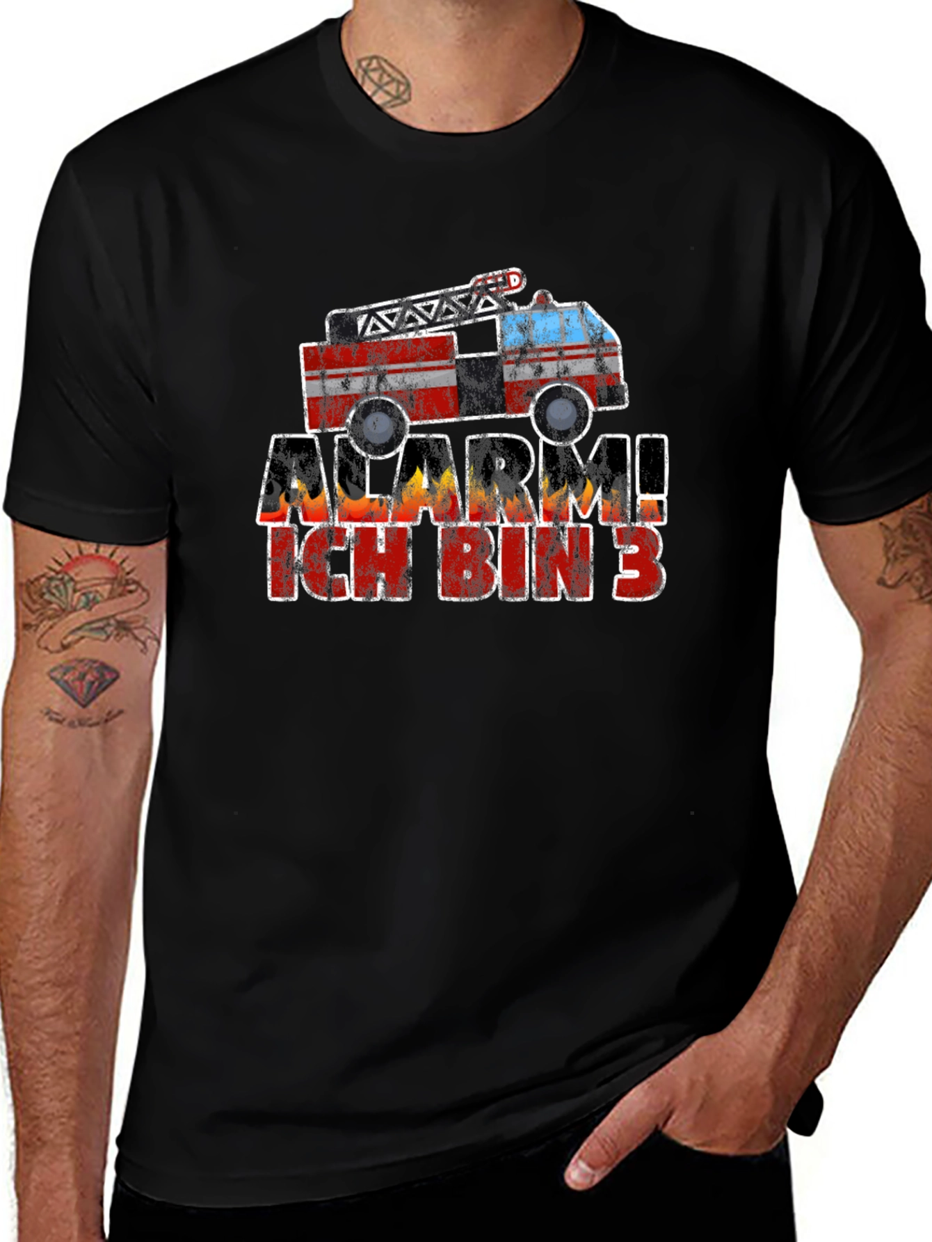 Firetruck 3rd Birthday T-Shirt