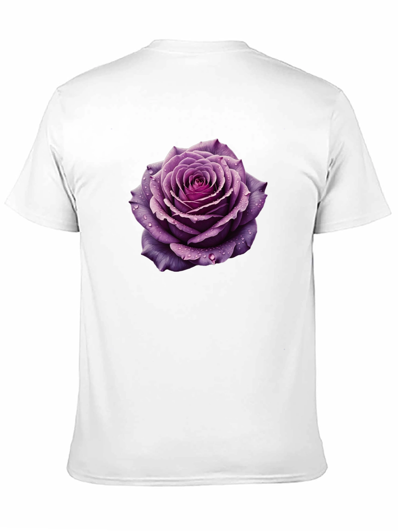 Purple Rose Graphic Tee